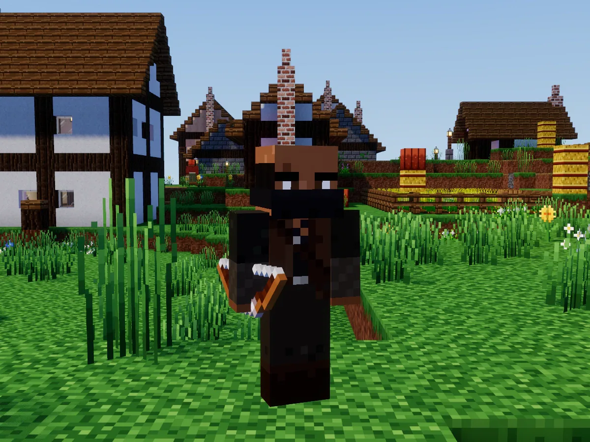 A masked bandit archer with a bow