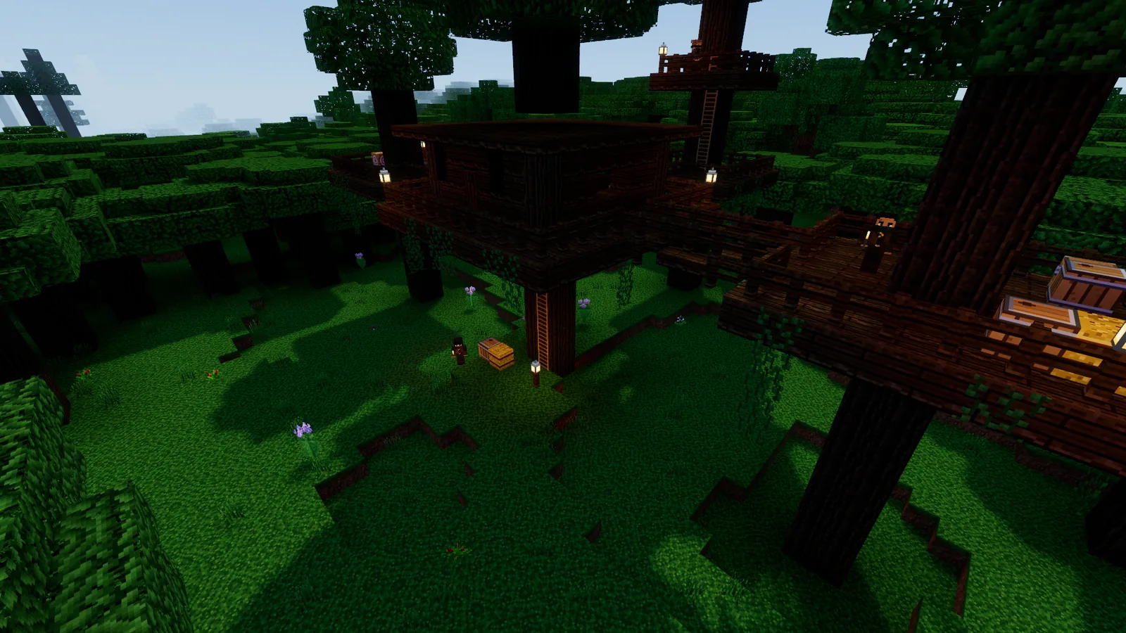 Bandit platforms high in great trees