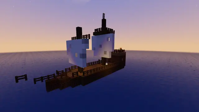 Un navire pirate au mouillage